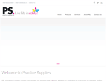 Tablet Screenshot of practicesupplies.co.uk